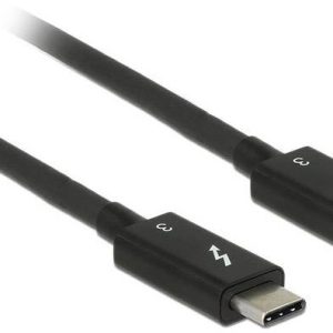Delock 84844 Thunderbolt-kabel Thunderbolt Aansluitkabel Thunderbolt (USB-C) stekker, Thunderbolt (USB-C) stekker 0.50 m Delock 84844 Thunderbolt-kabel Thunderbolt Aansluitkabel Thunderbolt (USB-C) stekker, Thunderbolt (USB-C) stekker 0.50 m