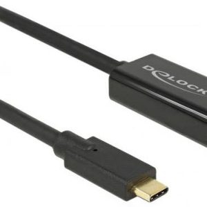 Delock 85256 USB-C-displaykabel USB-C / DisplayPort Adapterkabel USB-C stekker, DisplayPort-stekker 2.00 m Zwart Verguld Delock 85256 USB-C-displaykabel USB-C / DisplayPort Adapterkabel USB-C stekker, DisplayPort-stekker 2.00 m Zwart Verguld