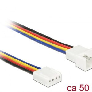 Aansluitkabel PC-ventilator [1x PC-ventilatorstekker 4-polig – 1x PC-ventilatorbus 4-polig] 0.50 m Bont Delock