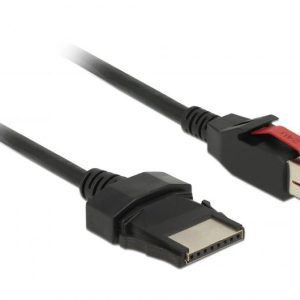 Delock 85477 USB-kabel USB 2.0 PoweredUSB 24V stekker, PoweredUSB 24V stekker 8-polig 1.00 m Zwart Delock 85477 USB-kabel USB 2.0 PoweredUSB 24V stekker, PoweredUSB 24V stekker 8-polig 1.00 m Zwart