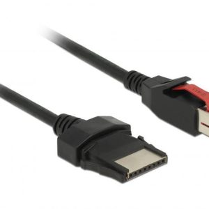 Delock 85480 USB-kabel USB 2.0 PoweredUSB 24V stekker, PoweredUSB 24V stekker 8-polig 4.00 m Zwart Delock 85480 USB-kabel USB 2.0 PoweredUSB 24V stekker, PoweredUSB 24V stekker 8-polig 4.00 m Zwart