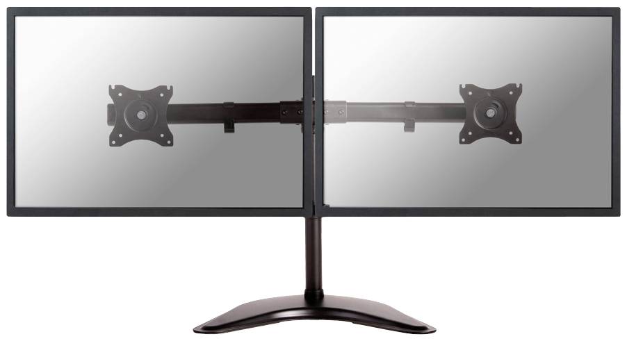 Neomounts NM-D335DBLACK Monitor-tafelbeugel 25,4 cm (10") - 68,6 cm (27") Kantelbaar, Zwenkbaar Zwart