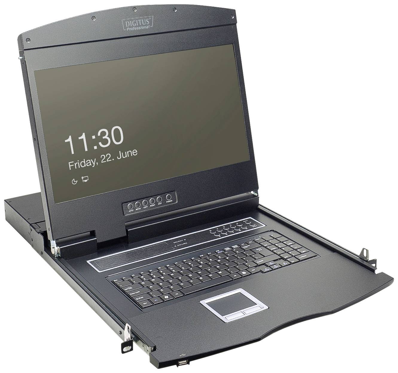 Digitus DS-72211-5CH KVM-console VGA 1366 x 768 Pixel
