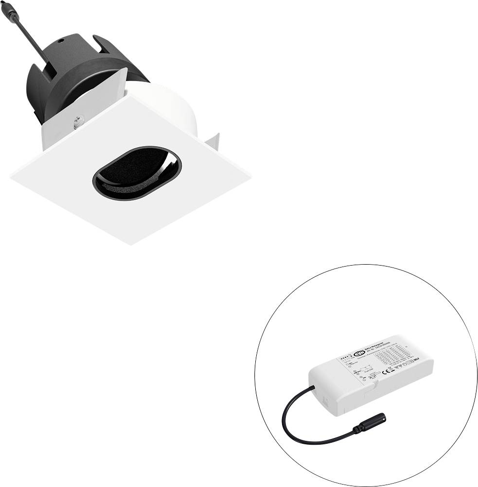EVN F09RXXXM0630L15D F09RXXXM0630L15D LED-plafondspot