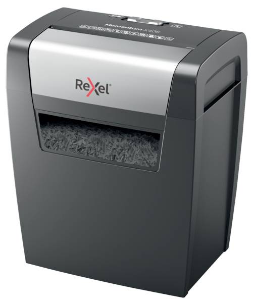 Rexel Momentum X406 Papierversnipperaar 6 vellen Micro cut 4 x 28 mm P-4 15 l Ook geschikt voor Nietjes, Paperclips