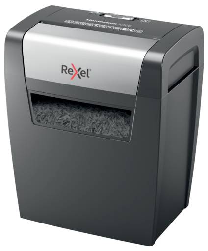Rexel Momentum X308 Papierversnipperaar 8 vellen Cross cut 5 x 42 mm P-3 15 l Ook geschikt voor Nietjes, Paperclips