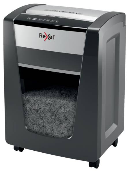 Rexel Momentum X420 Papierversnipperaar 20 vellen Micro cut 4 x 40 mm P-4 30 l Ook geschikt voor Nietjes, Paperclips
