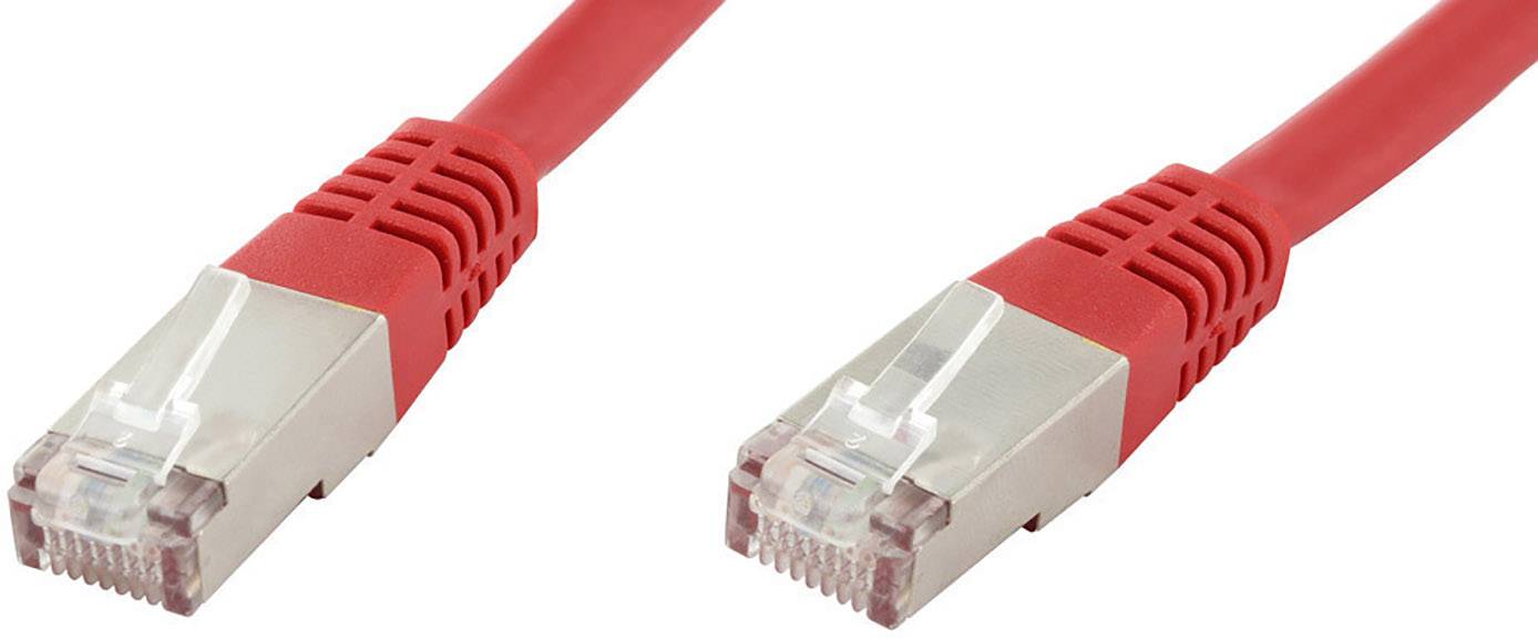 econ connect F6TP1RT RJ45 Netwerkkabel, patchkabel CAT 6 S/FTP 1.00 m Rood Pair afscherming 1 stuk(s)