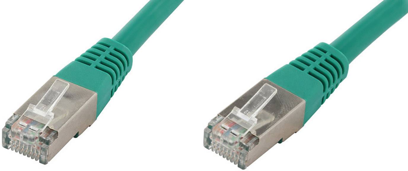 econ connect F6TP0,5GN RJ45 Netwerkkabel, patchkabel CAT 6 S/FTP 0.50 m Groen Pair afscherming 1 stuk(s)