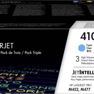 HP Toner 410X Origineel Combipack Cyaan, Magenta, Geel 5000 bladzijden CF252XM