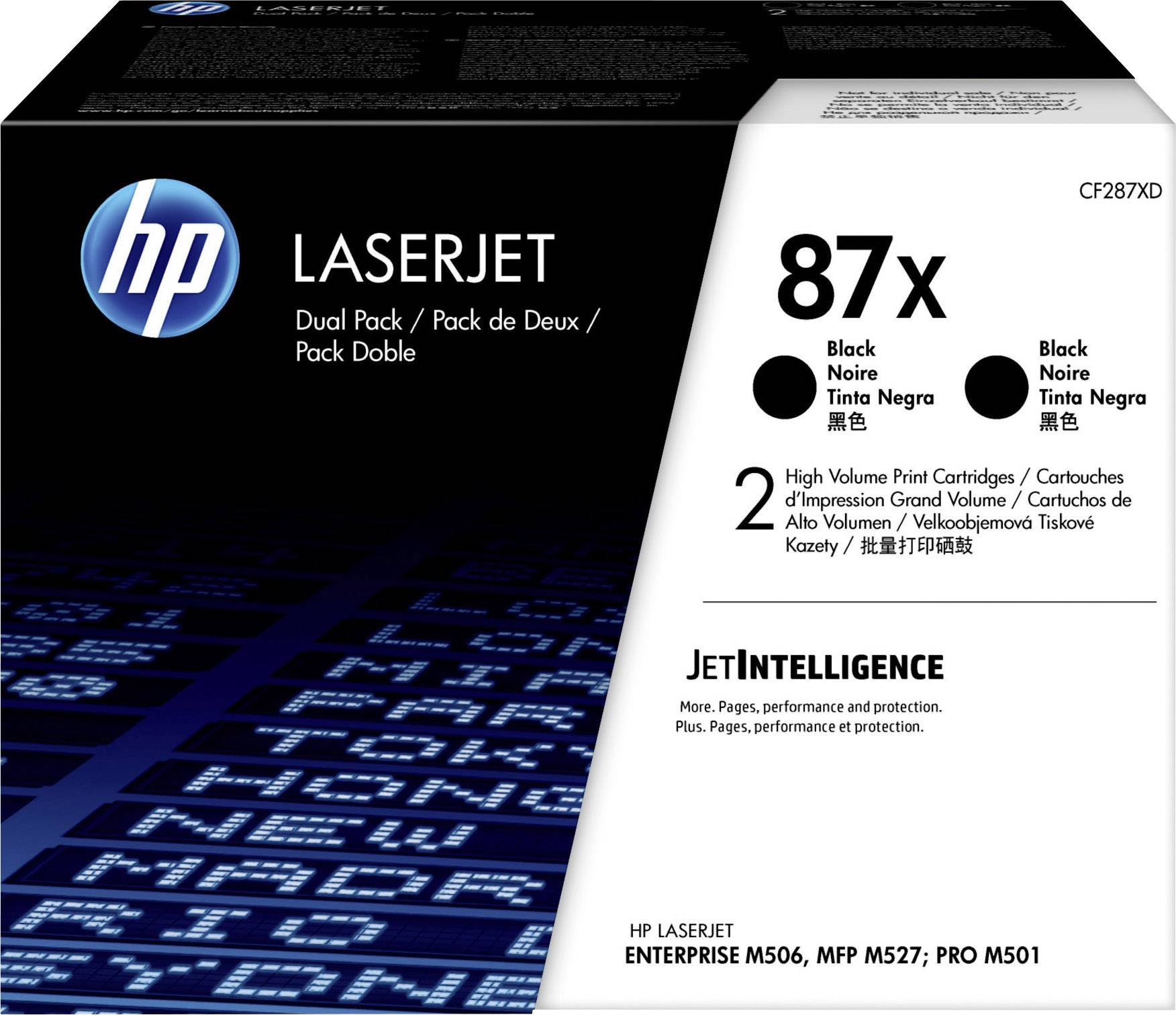 HP Toner 87X Origineel 2-pack Zwart 36000 bladzijden CF287XD