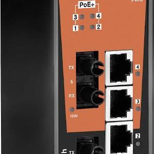 Weidmüller 1504240000 IE-SW-BL06T-4POE-2ST Industrial Ethernet Switch 10 / 100 MBit/s PoE-functie Weidmüller 1504240000 IE-SW-BL06T-4POE-2ST Industrial Ethernet Switch 10 / 100 MBit/s PoE-functie