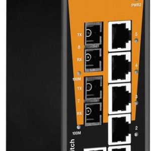 Weidmüller 1412110000 IE-SW-BL08-6TX-2SCS Industrial Ethernet Switch 10 / 100 MBit/s Weidmüller 1412110000 IE-SW-BL08-6TX-2SCS Industrial Ethernet Switch 10 / 100 MBit/s