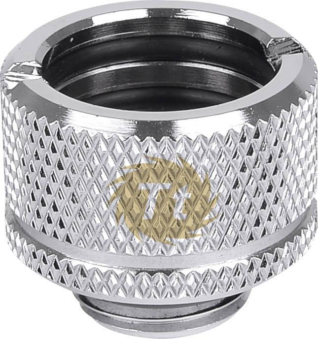 Thermaltake Pacific G1/4 PETG Tube 5/8” (16mm) OD Adapter – Chrome Waterkoelingfitting