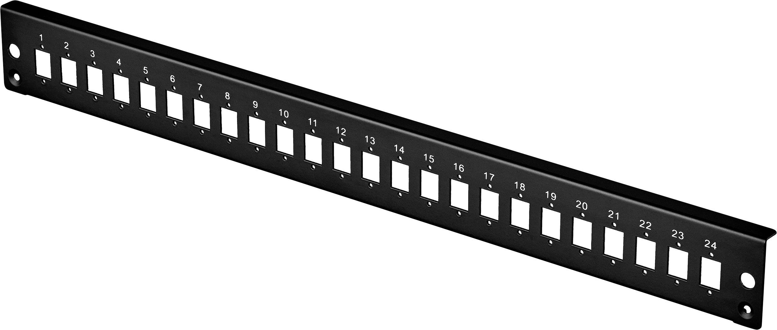 Renkforce Patchbox-scherm 24 poorten Zonder connectoren