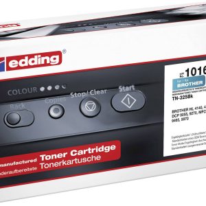 Edding Tonercassette vervangt Brother TN-325BK, TN325BK Compatibel Zwart 4000 bladzijden edding 1016 Edding Tonercassette vervangt Brother TN-325BK, TN325BK Compatibel Zwart 4000 bladzijden edding 1016