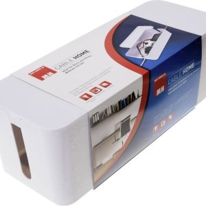Max Hauri 126730 Kabelbox Wit (l x b x h) 40 x 15.5 x 13.5 cm 1 stuk(s)