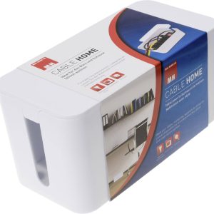 Max Hauri 126731 Kabelbox Wit (l x b x h) 23.5 x 11.5 x 12 cm 1 stuk(s)