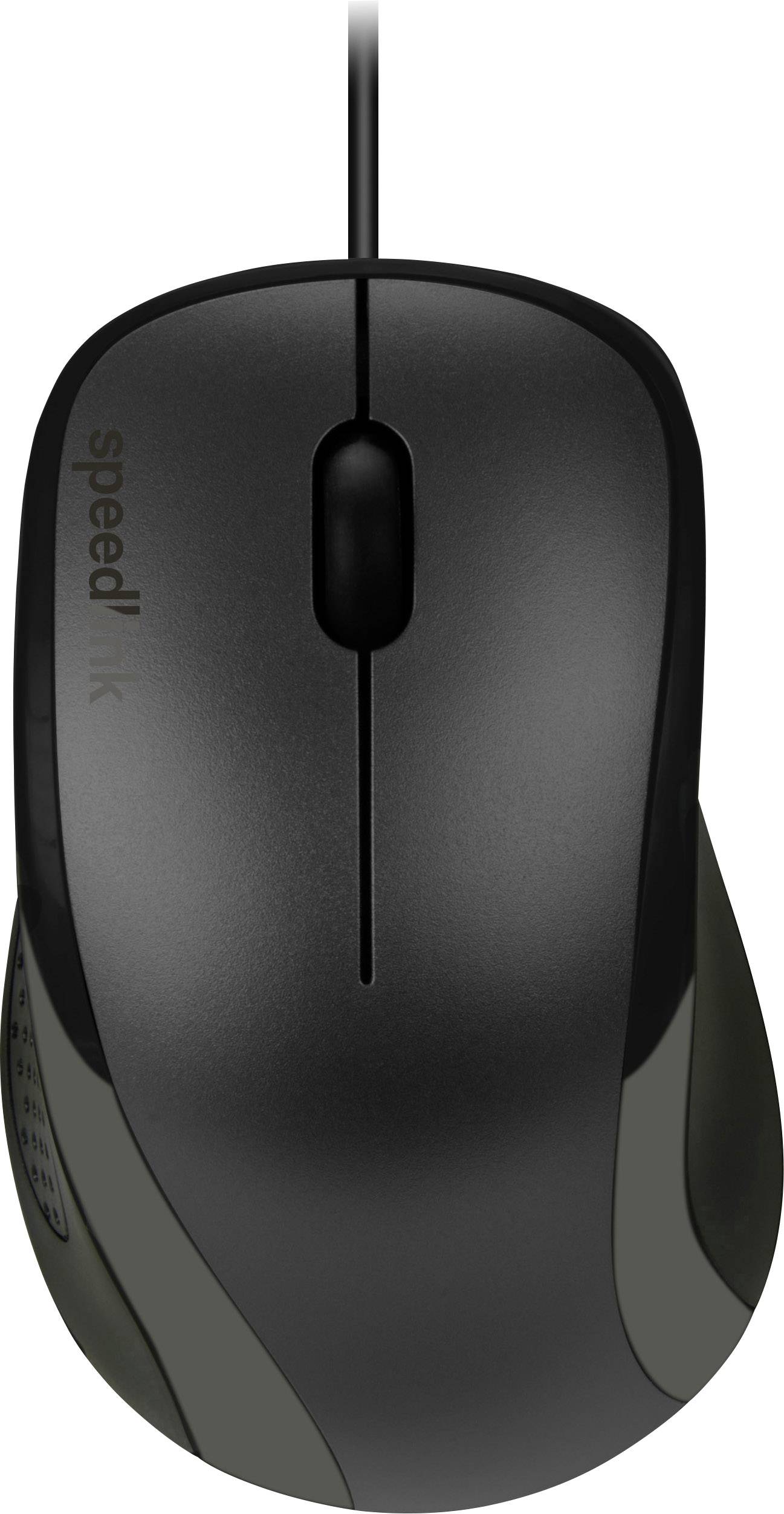 SpeedLink KAPPA Ergonomische muis USB Optisch Zwart 3 Toetsen 1000 dpi Ergonomisch
