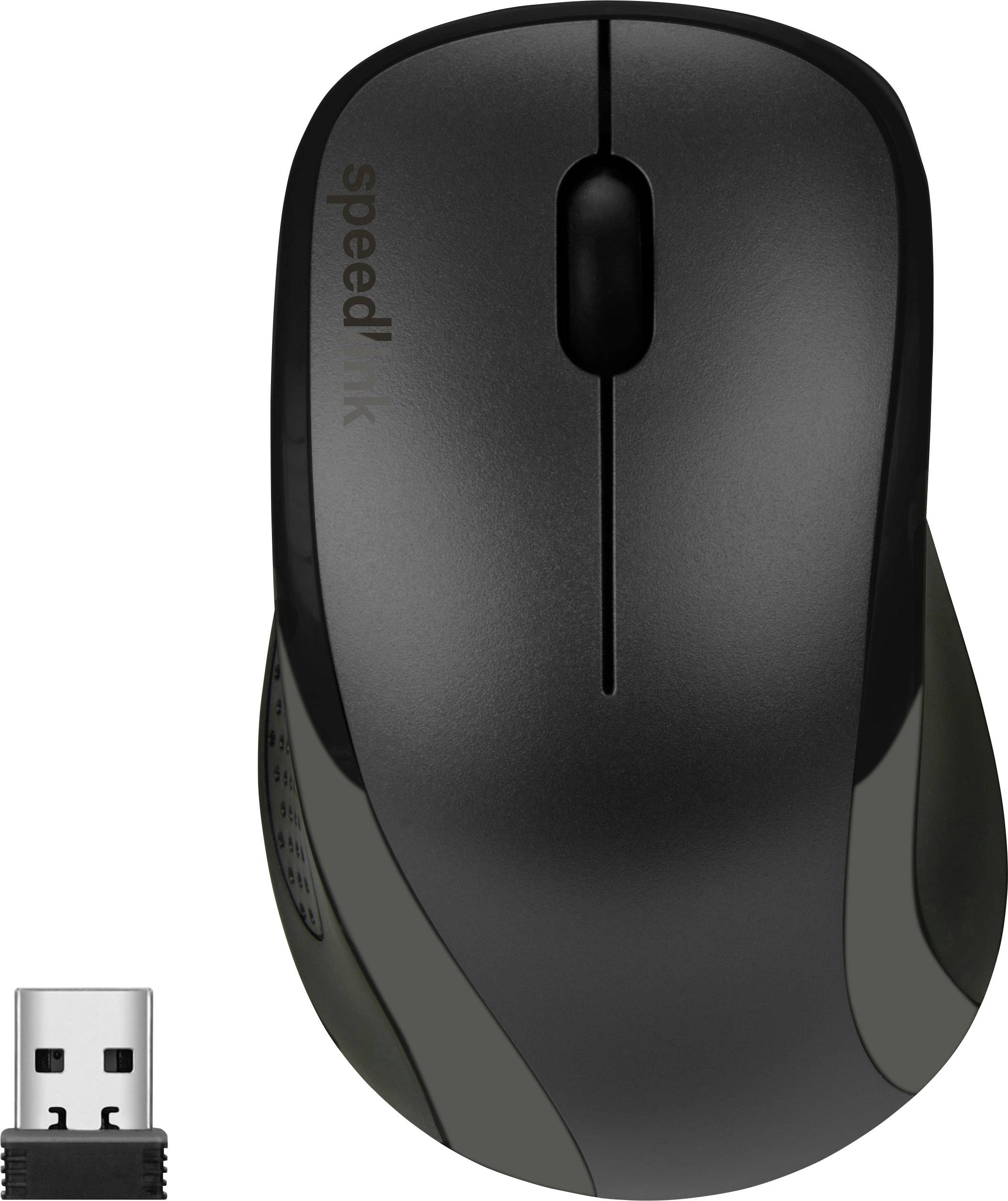 SpeedLink KAPPA Muis Radiografisch Optisch Zwart 3 Toetsen 1600 dpi