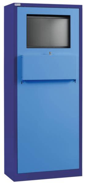 Thur-Metall Computermeubel Lichtblauw (b x h x d) 75 x 1.8 x 40 cm 82482501 1 stuk(s)