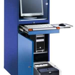 Thur-Metall Computermeubel Lichtblauw (b x h x d) 60.5 x 1.6 x 72.3 cm 84837501 1 stuk(s)