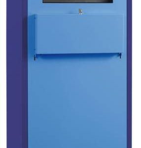 Thur-Metall Computermeubel Lichtblauw (b x h x d) 75 x 1.8 x 40 cm 82469501 1 stuk(s)