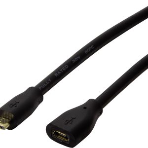 LogiLink CU0123 USB-kabel USB 2.0 USB-micro-B stekker, USB-micro-B bus 2.00 m Zwart LogiLink CU0123 USB-kabel USB 2.0 USB-micro-B stekker, USB-micro-B bus 2.00 m Zwart