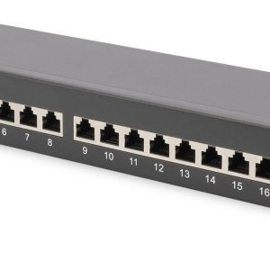 Digitus DIGITUS – CAT 6, Klasse E Patch Panel 16 poorten Netwerkpatchpaneel 483 mm (19″) CAT 6 1 HE Meerdere kleuren Ing Digitus DIGITUS – CAT 6, Klasse E Patch Panel 16 poorten Netwerkpatchpaneel 483 mm (19″) CAT 6 1 HE Meerdere kleuren Ing