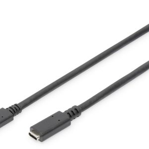 Digitus AK-300210-007-S USB-kabel USB 3.2 Gen1 USB-C stekker, USB-C bus 0.70 m Zwart Stekker past op beide manieren Digitus AK-300210-007-S USB-kabel USB 3.2 Gen1 USB-C stekker, USB-C bus 0.70 m Zwart Stekker past op beide manieren