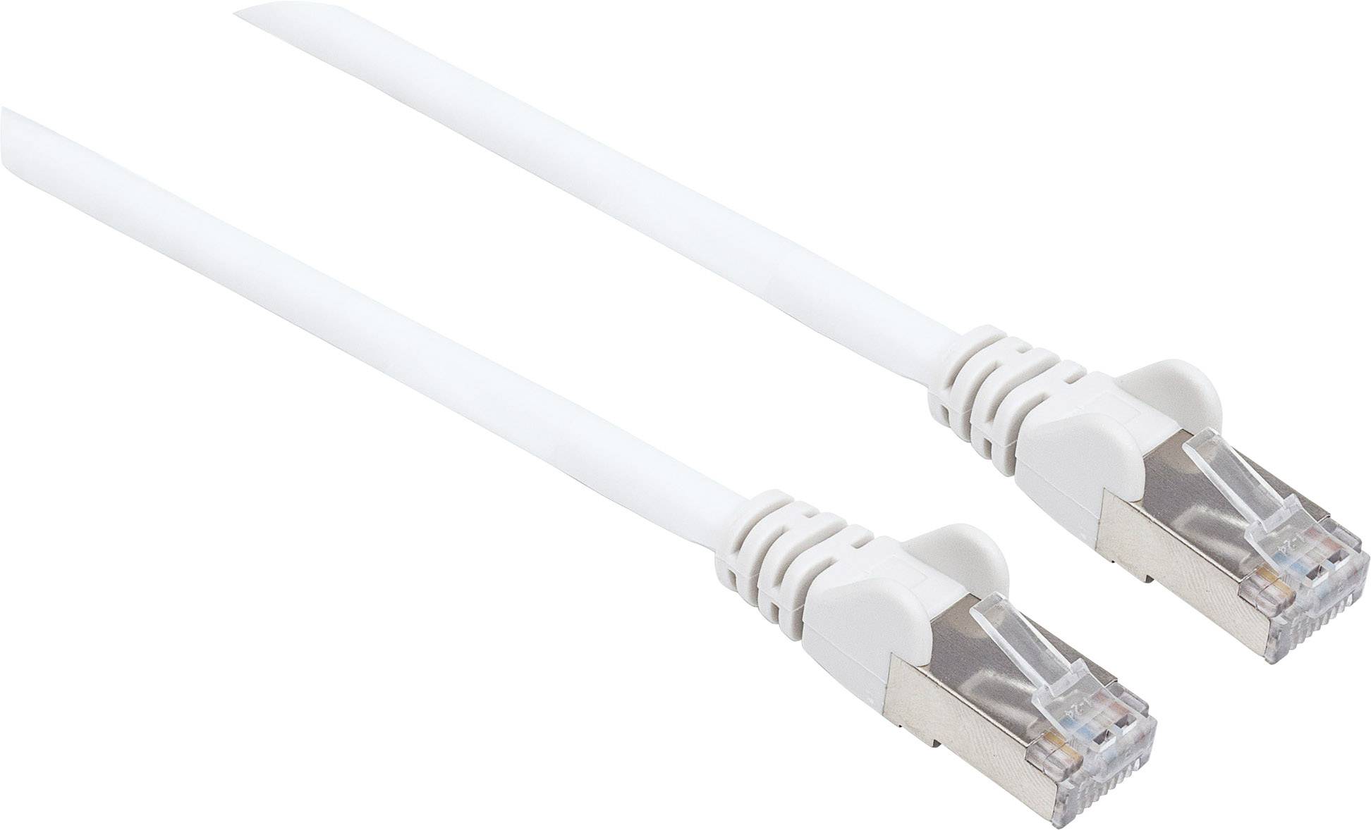 Intellinet 741408 RJ45 Netwerkkabel, patchkabel CAT 6a (losse kabel CAT 7) S/FTP 5.00 m Wit Halogeenvrij 1 stuk(s)