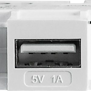 Intellinet USB 2.0 Adapter [1x 2-dradenkabel – 1x USB 2.0 bus A] Modularbuchse mit USB Typ A-Ladeport USB-Port mit 5 V /