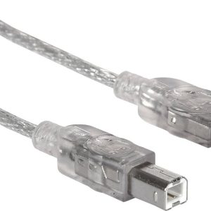 Manhattan USB-kabel USB 2.0 USB-A stekker, USB-B stekker 3.00 m Zilver 340458 Manhattan USB-kabel USB 2.0 USB-A stekker, USB-B stekker 3.00 m Zilver 340458