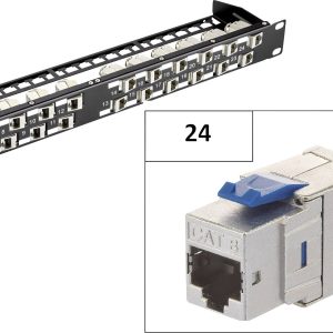 Renkforce KSV8 24 poorten CAT 8.1 1 HE Renkforce KSV8 24 poorten CAT 8.1 1 HE