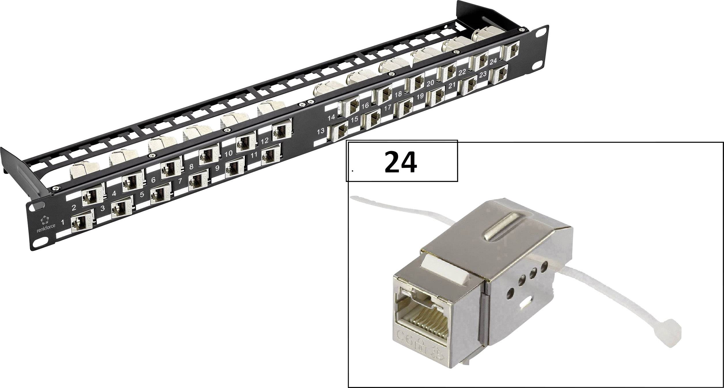 Renkforce KSV10 24 poorten CAT 6 1 HE