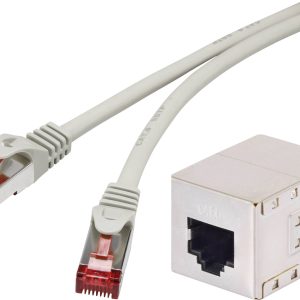 Renkforce RF-3829278 RJ45 Netwerkkabel, patchkabel CAT 6A S/FTP 3.00 m Grijs Snagless, Vlambestendig 1 stuk(s) Renkforce RF-3829278 RJ45 Netwerkkabel, patchkabel CAT 6A S/FTP 3.00 m Grijs Snagless, Vlambestendig 1 stuk(s)
