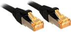 LINDY 47309 RJ45 Netwerkkabel, patchkabel CAT 6 S/FTP 2.00 m Zwart 1 stuk(s)
