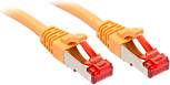 LINDY 47762 RJ45 Netwerkkabel, patchkabel CAT 6 S/FTP 1.00 m Geel 1 stuk(s)