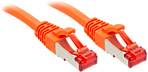 LINDY 47812 RJ45 Netwerkkabel, patchkabel CAT 6 S/FTP 7.50 m Oranje 1 stuk(s)