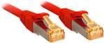 LINDY 47301 RJ45 Netwerkkabel, patchkabel CAT 6 S/FTP 30.00 m Rood 1 stuk(s)