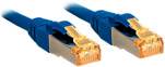 LINDY 47276 RJ45 Netwerkkabel, patchkabel CAT 6 S/FTP 0.50 m Blauw 1 stuk(s)