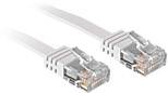 LINDY 47501 RJ45 Netwerkkabel, patchkabel CAT 6 U/UTP 1.00 m Wit 1 stuk(s)