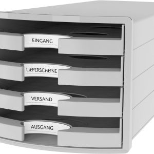 HAN IMPULS 2.0 1013-11 Ladebox Lichtgrijs DIN A4, DIN C4 Aantal lades: 4