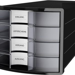 HAN IMPULS 2.0 1012-363 Ladebox Zwart DIN A4, DIN C4 Aantal lades: 4