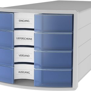 HAN IMPULS 2.0 1012-64 Ladebox Lichtgrijs DIN A4, DIN C4 Aantal lades: 4