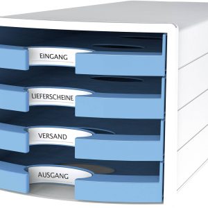 HAN IMPULS 2.0 1013-54 Ladebox Wit DIN A4, DIN C4 Aantal lades: 4