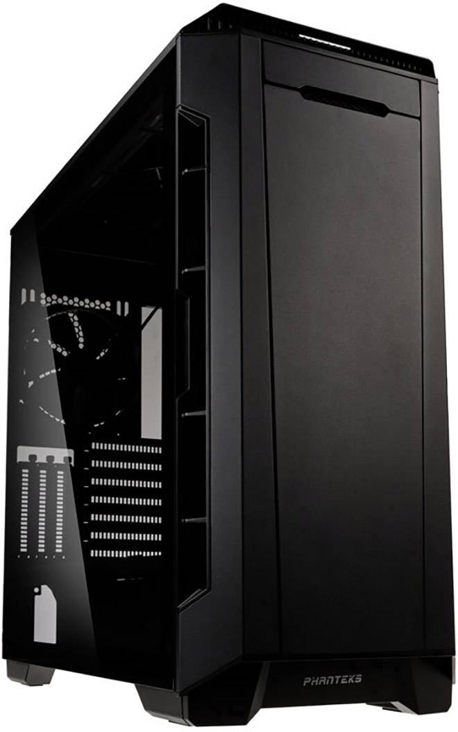 Phanteks Eclipse P600S Silent Midi-tower PC-behuizing Zwart 3 voorgeïnstalleerde ventilators, Zijvenster, Stoffilter