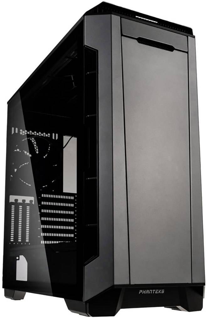 Phanteks Eclipse P600S Silent Midi-tower PC-behuizing Antraciet 3 voorgeïnstalleerde ventilators, Zijvenster, Stoffilter