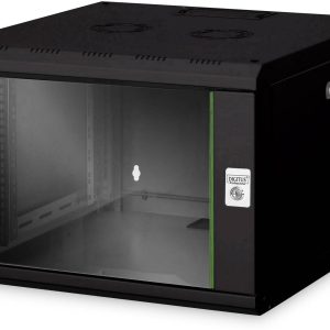 Digitus DN-19 07U-6/6-SW 19inch-wandkast (b x h x d) 600 x 420 x 600 mm 7 HE Zwart, Zwart (RAL 9005) Digitus DN-19 07U-6/6-SW 19inch-wandkast (b x h x d) 600 x 420 x 600 mm 7 HE Zwart, Zwart (RAL 9005)