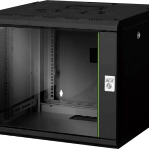 Digitus DN-19 09-U-3-SW 19inch-wandkast (b x h x d) 600 x 509 x 600 mm 9 HE Zwart, Zwart (RAL 9005) Digitus DN-19 09-U-3-SW 19inch-wandkast (b x h x d) 600 x 509 x 600 mm 9 HE Zwart, Zwart (RAL 9005)
